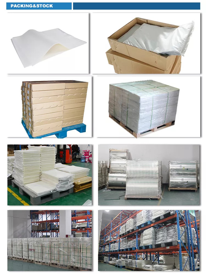 Hot Peeling Non Adhesive Offset Printing Film 50*70cm 75mic Transparent Printing Film
