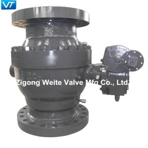 Wholesale WCB Carbon Steel Flanged Ball Valve 600LB 16'' Large Diameter Ball Valves from china suppliers
