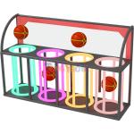 Basketball Arcade Game Indoor Electric Soft Play Kids Facilities For Shopping