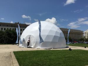 Wholesale Luxury Windproof 1000 People Geo Dome Tent Wedding Party Tent With Steel Tubes from china suppliers