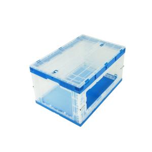 Wholesale 650*440*360 mm Plastic Collapsible Totes Length Sides Opening Collection from china suppliers