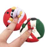 Slow Rising Santa Clause Snow Man Squeeze Stress Ball Christmas Squishy Toys
