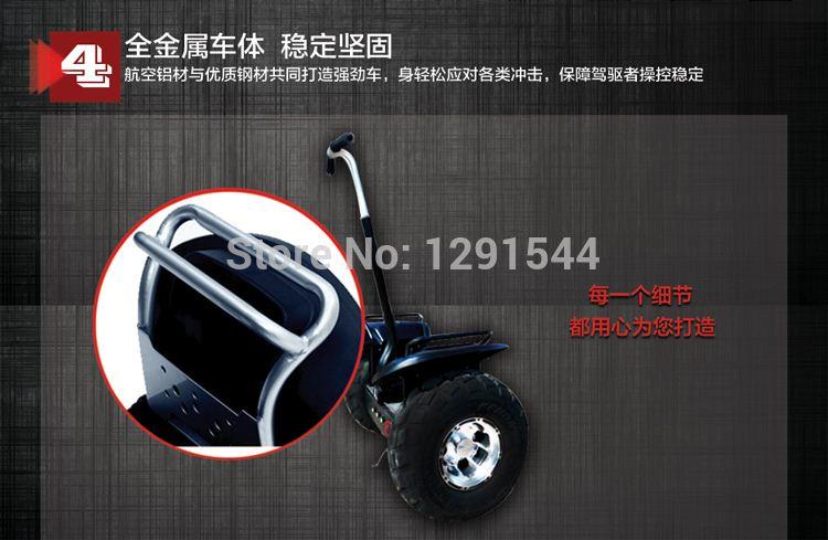 China Electric Scooter factory Manufacturer Supplier Self Balancing Two Wheel Segway Big Wheel Scooter