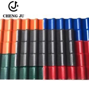 Wholesale Glazed PVC Roof Tile Synthetic Resinvilla Bamboo Joint Waterproof Tile from china suppliers