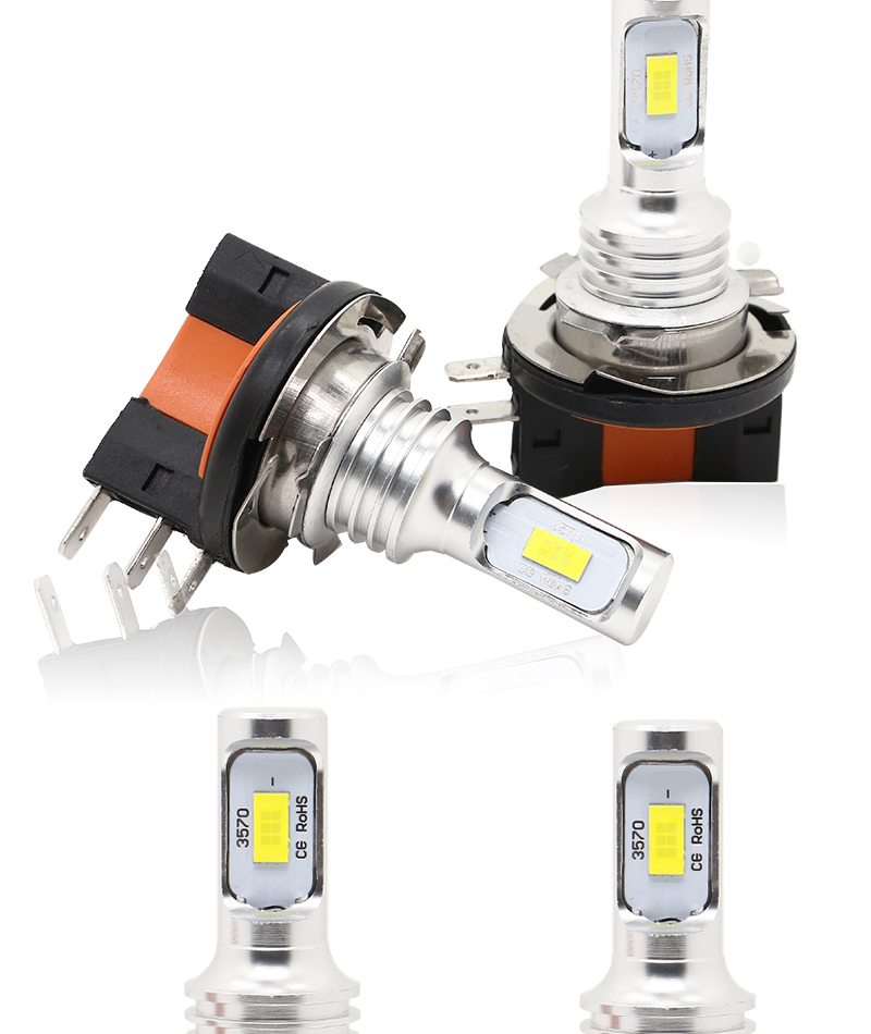 ODM Faro H15 Led Headlight Auto Lighting System 12V Rohs