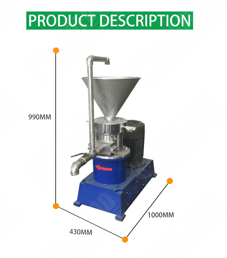 Stainless Steel Food Grinding Machine Peanut Butter Making Machine