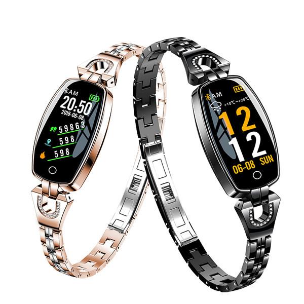 0.96 color screen H8 smart bracelet with heart rate blood pressure H8 wristband