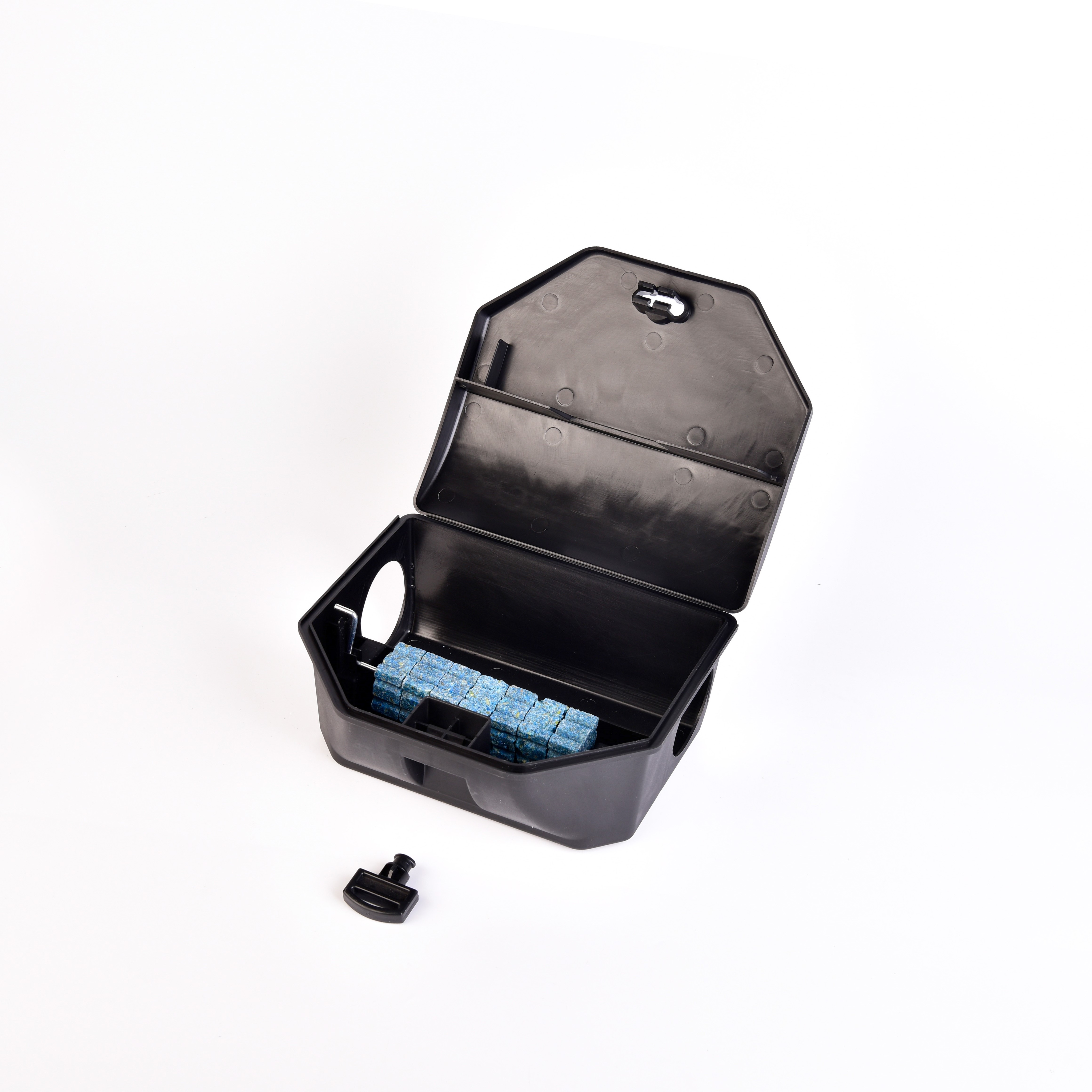 Multi-functional Plastic Box Lockable Rat Mice Mouse Trap Bait Station With Space for Spring Trap And Bait 262g