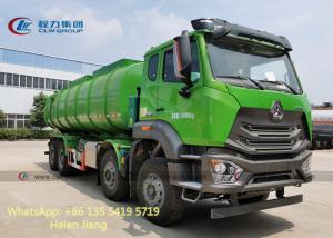 China Sinotruk HOHAN 8x4 12 Wheeler Sewage Suction Self Dumping Truck on sale