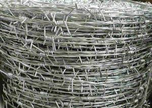 Wholesale Twist Galvanized Barbed Wire Q195 Zinc Coated 10cm For Residential from china suppliers