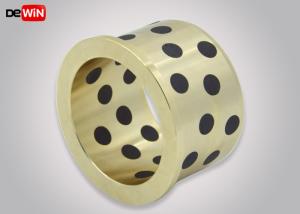 Wholesale High Load Steel Flange Bushing / MoS2 Oil Free Flanged Sleeve Bearing from china suppliers