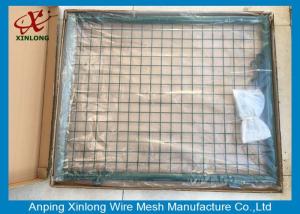 Wholesale Public Grounds Welded Fence Gate Dark Green Color 60*60mm RAL 256 Colors from china suppliers