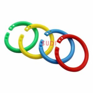 Wholesale 30mm Double Buckle Plastic Loose Leaf Binder Rings Environmental Protection from china suppliers