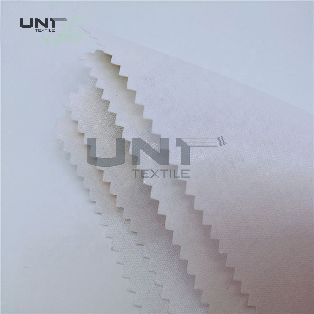 Elastic Fusible Shirt Collar Garment Woven Interlining HDPE Coating