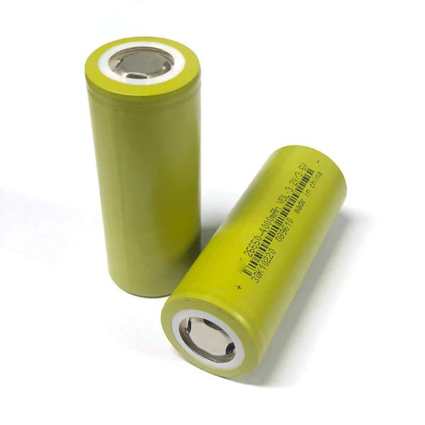 Cylindrical Shape LFP Battery Cell 26700 3.2V 4000mah 2C Discharge Rate UN38.3