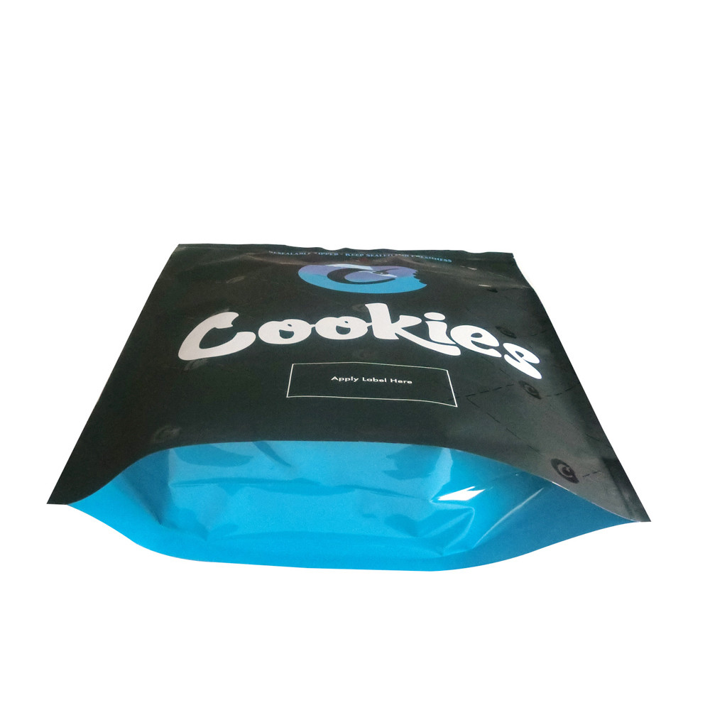 Stand up Child Proof Aluminum Foil Zipper Pouches for Edibles Resistance with customized printing