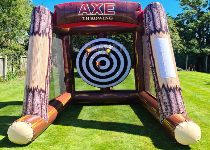 Interactive Sport Shooting Games Inflatable Axe Throwing Sticky Tossing Game For Adult And Kids