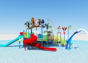 Wholesale Supermarket Outdoor Water Park / Children'S Water Slide Fiberglass Material from china suppliers