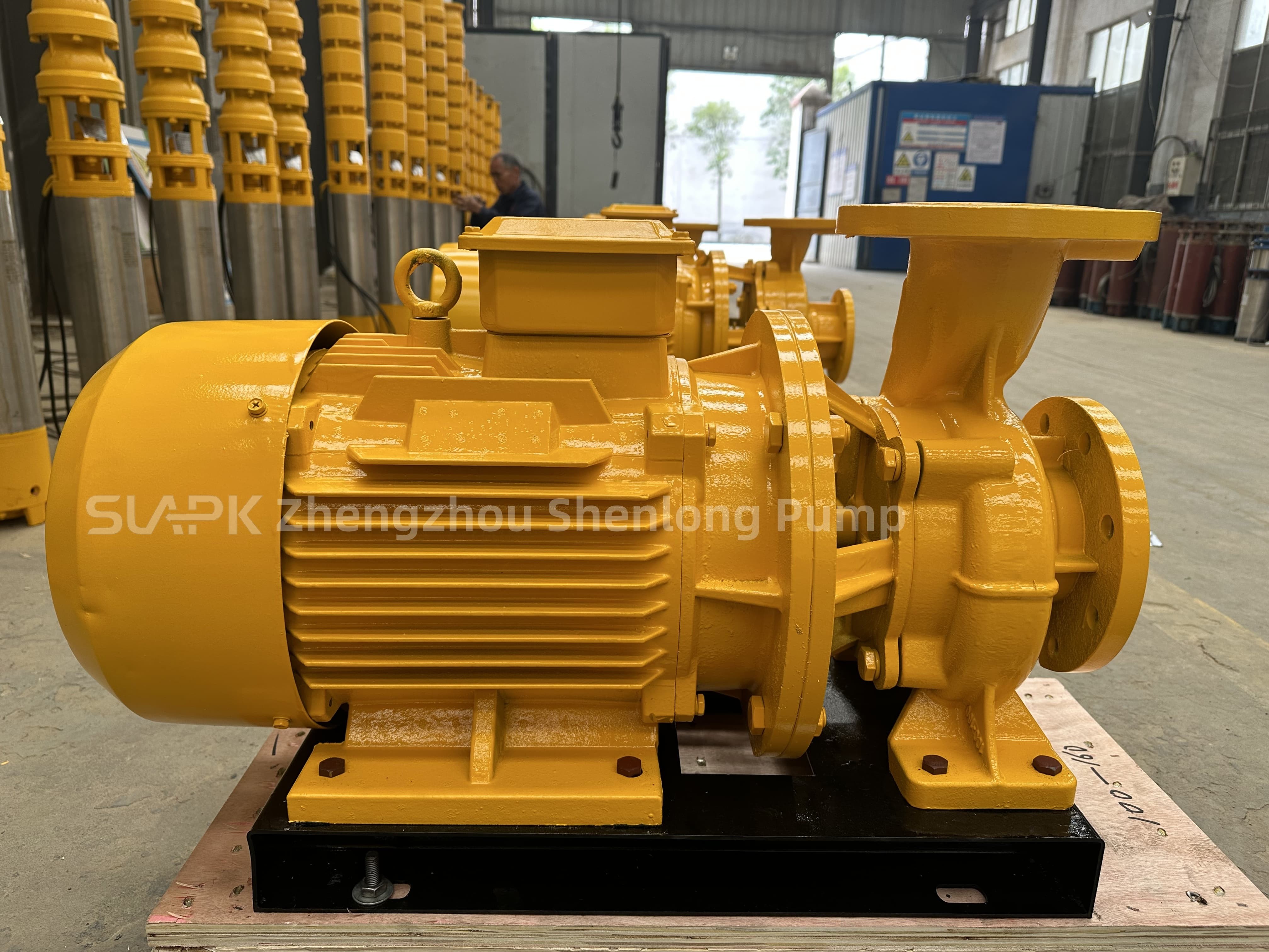 5.5kw 7.5kw 11kw 22kw ISW Horizontal Pipeline Centrifugal Pumps For Long-distance Water Transportation