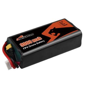 Wholesale Black 22.2V 6S FPV Drone Battery XT60 EC5 Customized Connector Lipo Battery from china suppliers