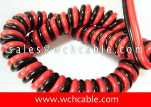 Wholesale UL20950 Polyurethane PUR Jacketed Retractable Spiral Cable 90C 300V from china suppliers