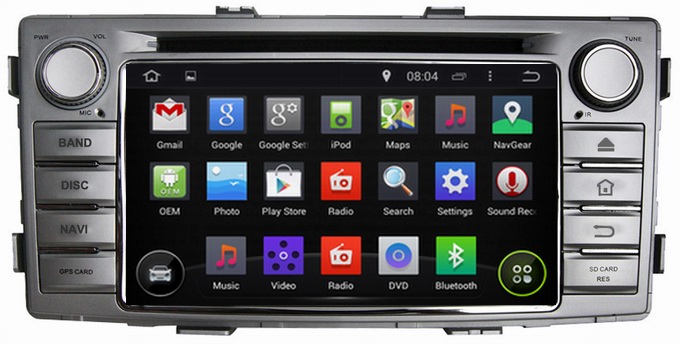 Ouchuangbo Car Radio DVD Android 4.4 System for Toyota Hilux 2012 GPS Navigation Stereo Multimedia Kit iPod OCB-6230D