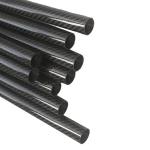 200 Degree Heat Resistant Carbon Fiber Rod 3k Twill Curved Tube Connectors for