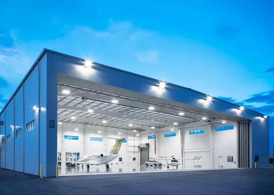 Prefabricated Construction Steel Structure Hangar Building Aircraft Hangar