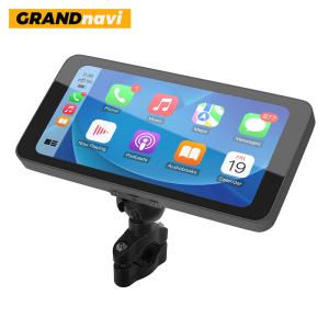 Wholesale 6.3 Inch Touch Screen Motorcycle Gps Navigator Radio Portable for Motorcycle Carplay Android Auto Wireless Motor Carplay from china suppliers