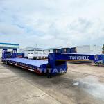 TITAN Heavy Duty 4 Axle 100 Ton Lowbed Truck Trailer Low Bed Semi Trailer for