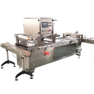 Wholesale Cakes And Pastries Plastic Tray Sealing Machine With 0.5m³/Min Air Consumption from china suppliers