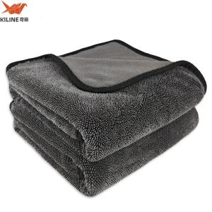 Wholesale Microfiber 40*60cm 600 Gsm Wash Car Care Microfibre Detailing Auto Micro Fiber Cloths Cleaning Twisted Loop Drying Towels from china suppliers