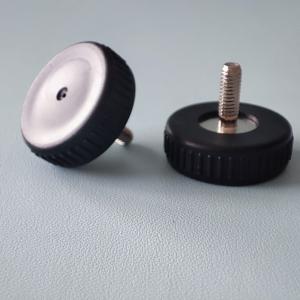 Wholesale Knurled Flat Head Thumb Screw Mill steel PA66 Hand Tighten / Hand Spin Screw from china suppliers
