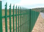 Wide Vision Steel Palisade Fencing Gates D / W Type Industrial Palisade Fencing