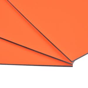 Wholesale Heatproof Orange PE Aluminum Composite Panel Thermal Resistant from china suppliers