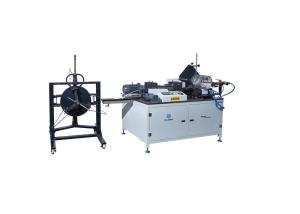 Wholesale Width 54mm Air Filter Manufacturing Equipment Diamond Mesh Spiral Pipe Center Crimping from china suppliers