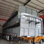 Sidewall Open 3axle Semi Trailer for Bulk Cargo Transport and 50/60ton Capacity