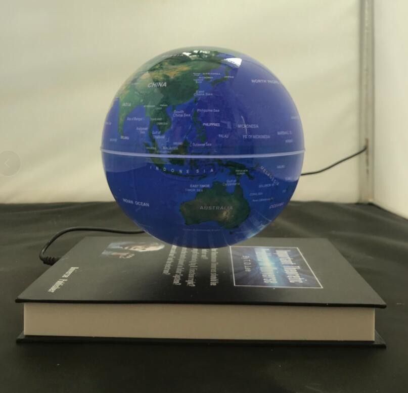book base maglev floating levitate 6inch globe with lighting