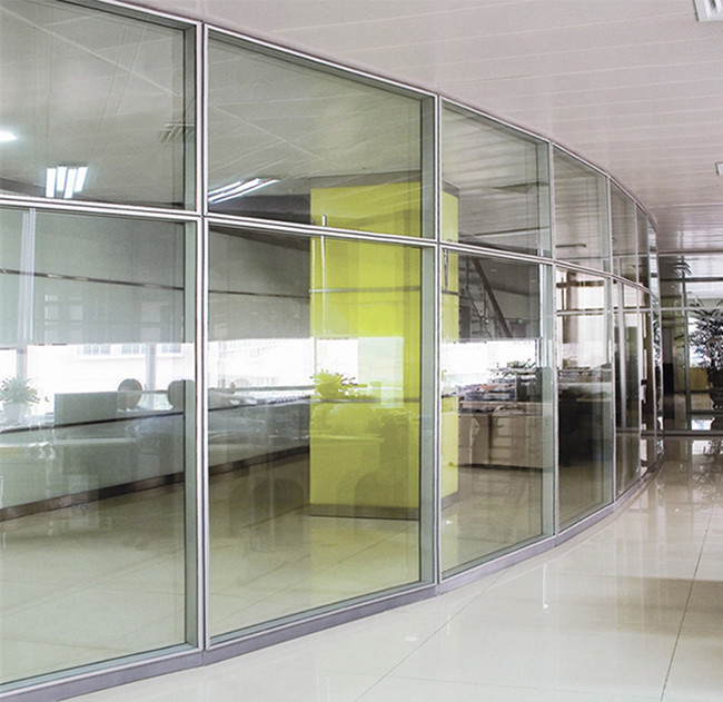 Steel Frames Office Partition Wall Fireproof Conference Room Divider Wall
