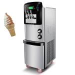 Commercial Snack Three Flavors Gelato Ice Cream Machine with Stainless Steel