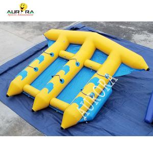 Wholesale Water Sport colorful Towable Inflatable Banana Boat Tube Flying Fish For Sea from china suppliers