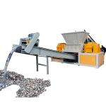 Small Large Plastic Metal Tin Foil Double Wood Steel Powder Shredder with