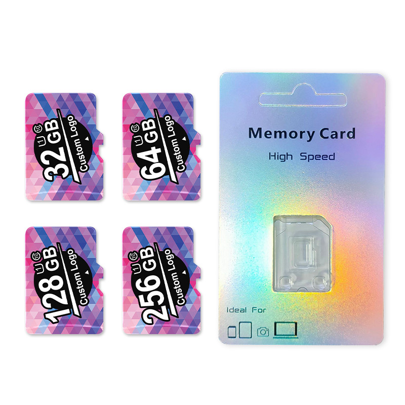 Customizable SanDisk 128GB 3.0 Memory Card with Protective Case OEM Blister Packing