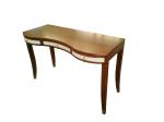 Luxury design 2 tone finish 3-drawer Wooden writing desk for hotel bedroom