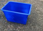 150 L Poly Box Truck Handling Cart Plastic Tub For Recycling Trash Truck
