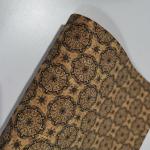 Portugal Style Colorful Natural Printed Cork Fabric 51" Width