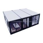 Container Houses Affordable Steel Structure Prefab Homes with 50/75/100mm Wave