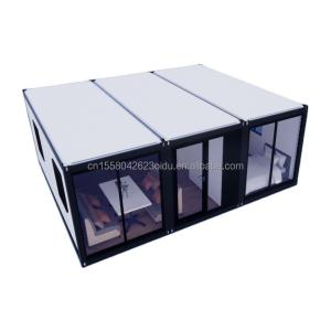 Wholesale Container Houses Affordable Steel Structure Prefab Homes with 50/75/100mm Wave Sandwich Panel Walls from china suppliers