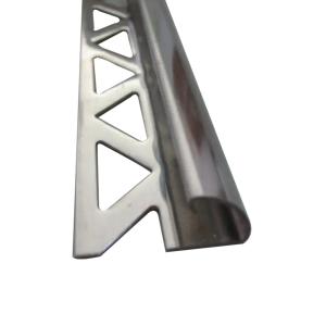 Wholesale 20mm 12mm Ceramic 304 Stainless Steel Tile Trim Finished Decorative Wall Corner from china suppliers