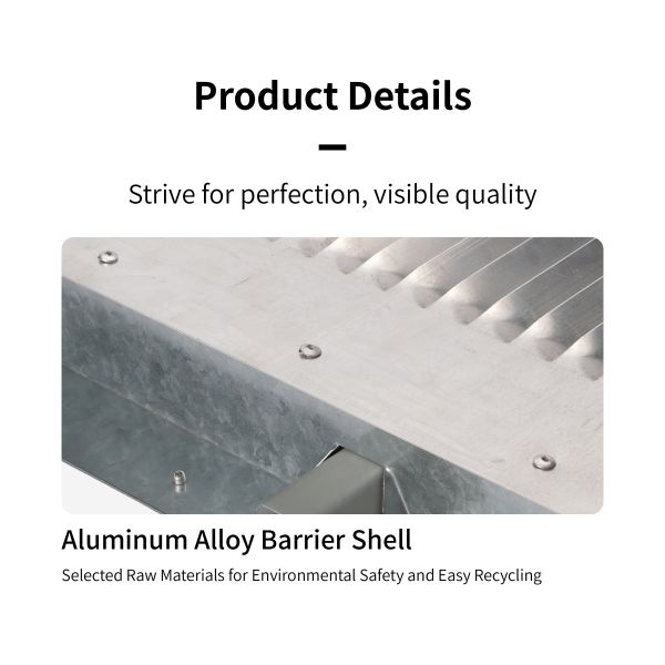 Aluminum Alloy Energy Storage Sound Barrier with Environmentally Friendly Materials, Wind Resistance Groove for Easy Post Maintenance